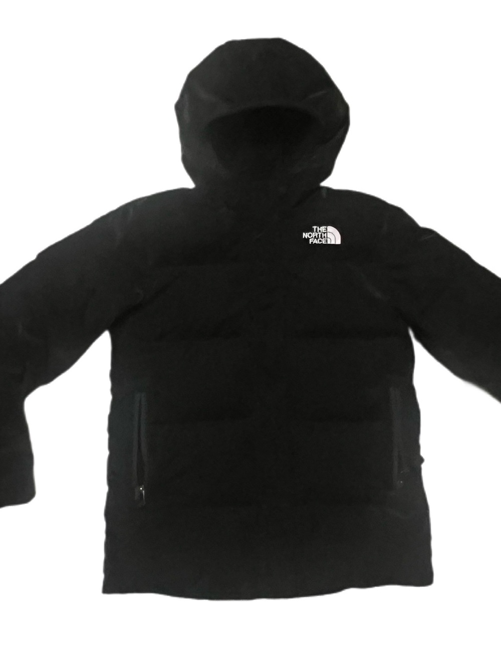 The North Face Kids Black Hooded Puffer Jacket
